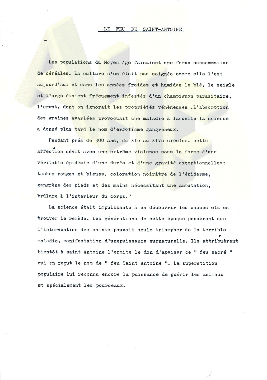 A travers l'histoire de Froideval